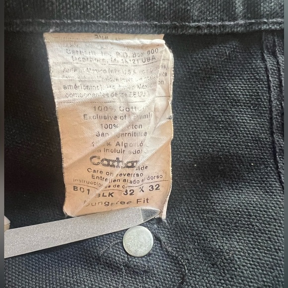 Carhartt men’s double knee dungaree fit pants - Picture 3 of 6